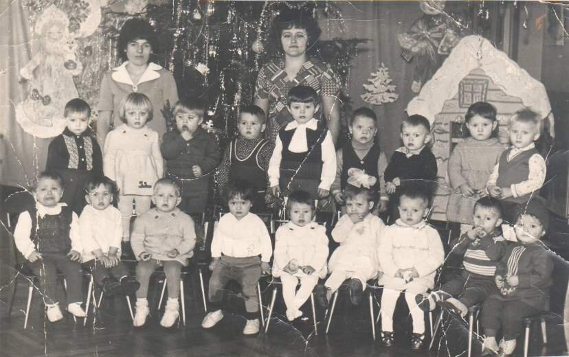 Собственное фото автора, детский сад, Новый Год, примерно 1978...