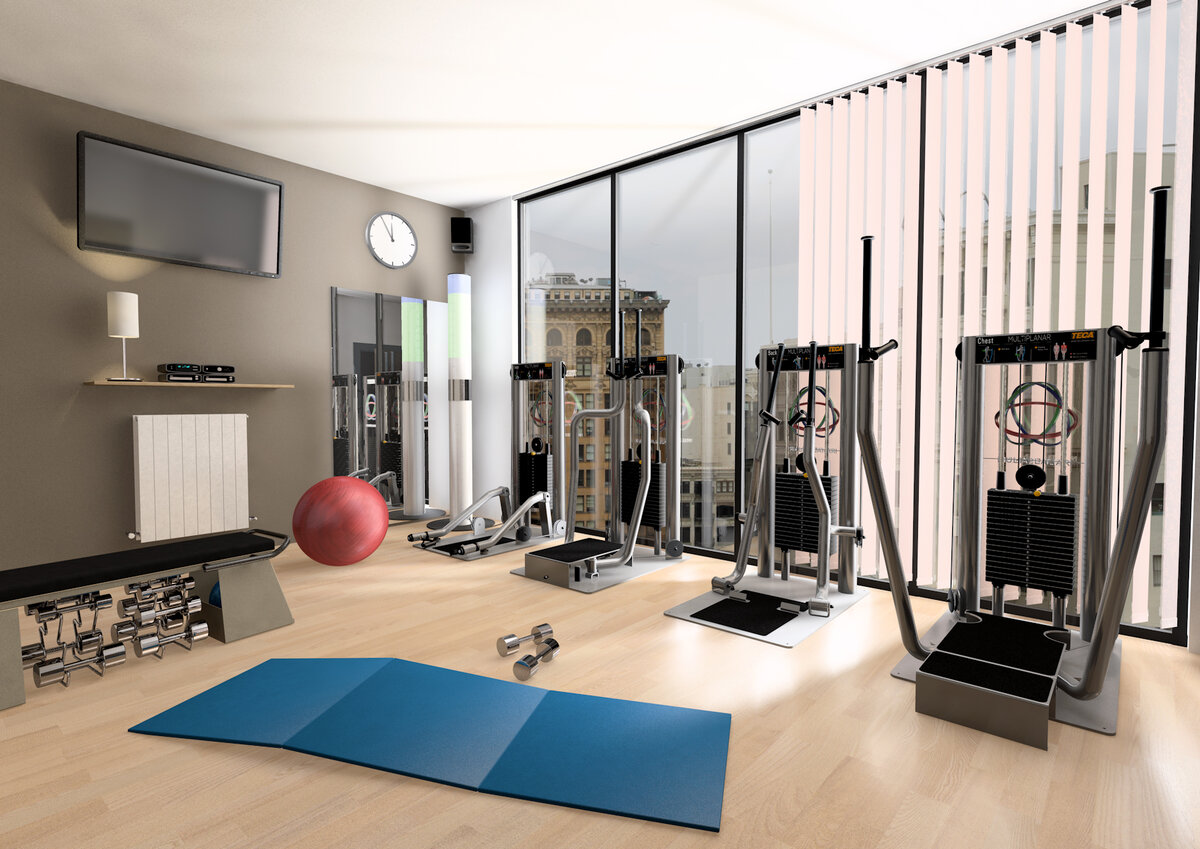 Визаулизация тренажерного зала от  http://fit-start.ru