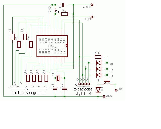 Схема частотомера