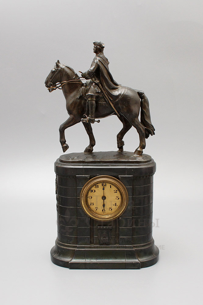 Юбилейные часы в честь 200-летия взятия Риги войсками Императора Петра Великого, шпиатр, Россия, 1910-е гг.