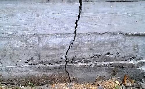 Разрушение фундамента