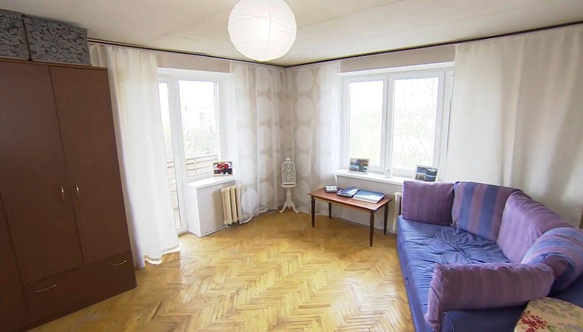 Гостиная до ремонта. Скриншот