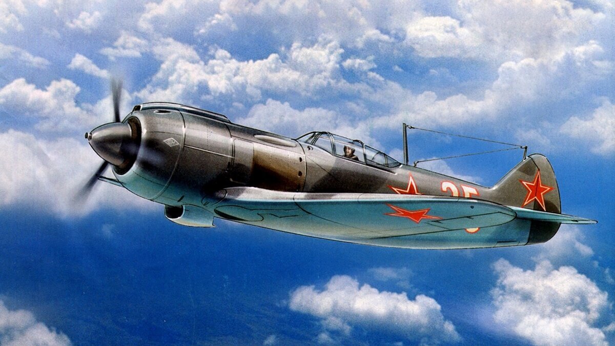 СОВЕТСКИЙ ИСТРЕБИТЕЛЬ Ла - 5ФН.