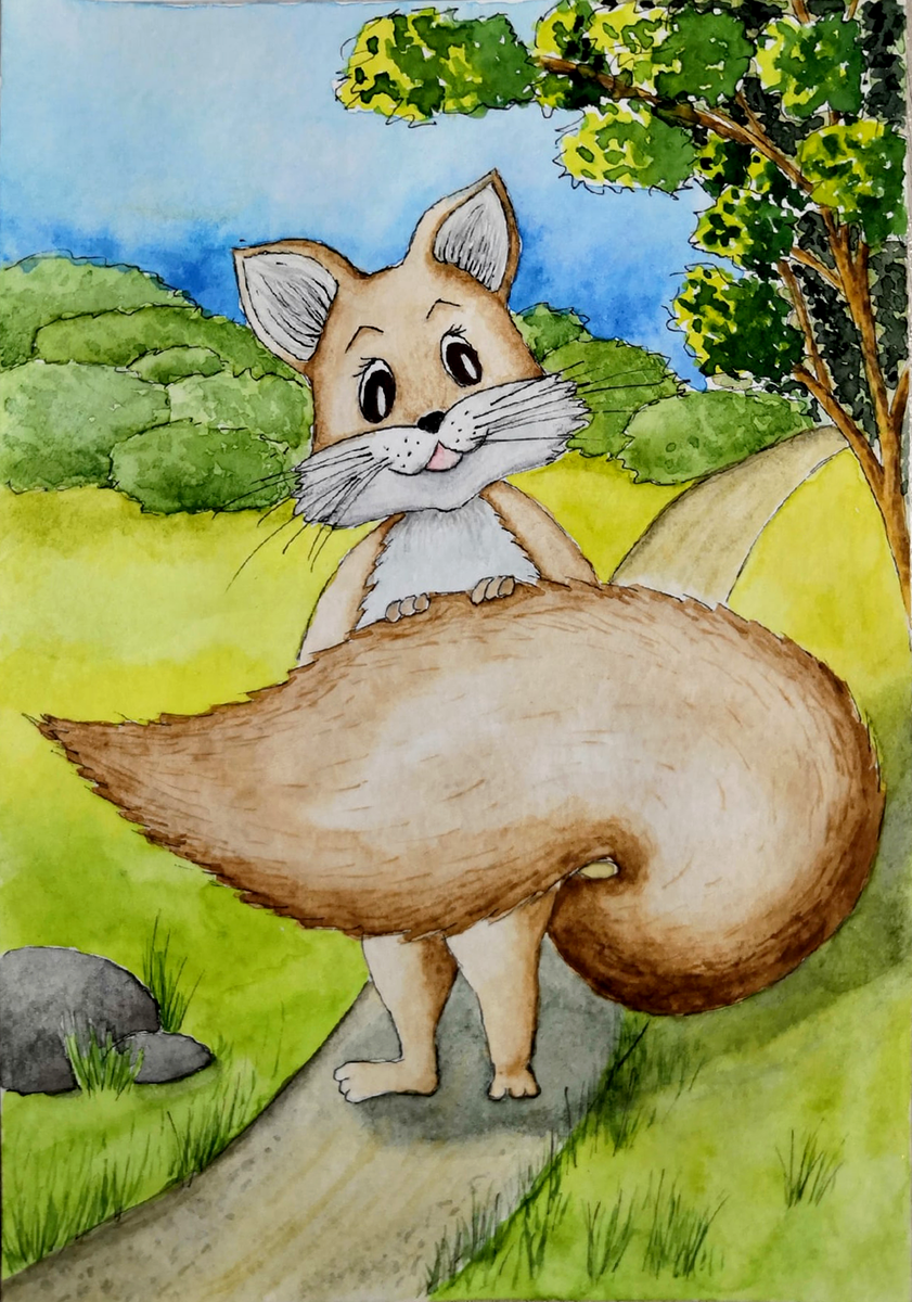 Миа - маленькая любопытная зверюшка.