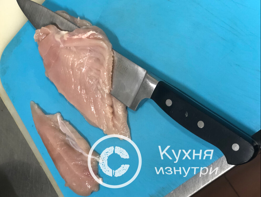 Доска с маркировкой "СМ"  - сырое мясо