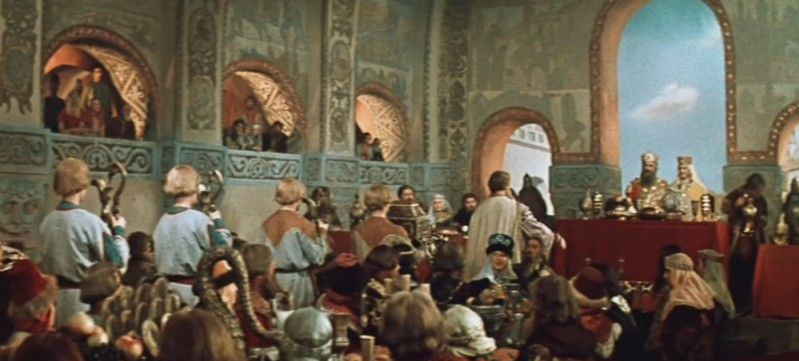 Кадр из фильма "Илья Муромец". 1956 год.