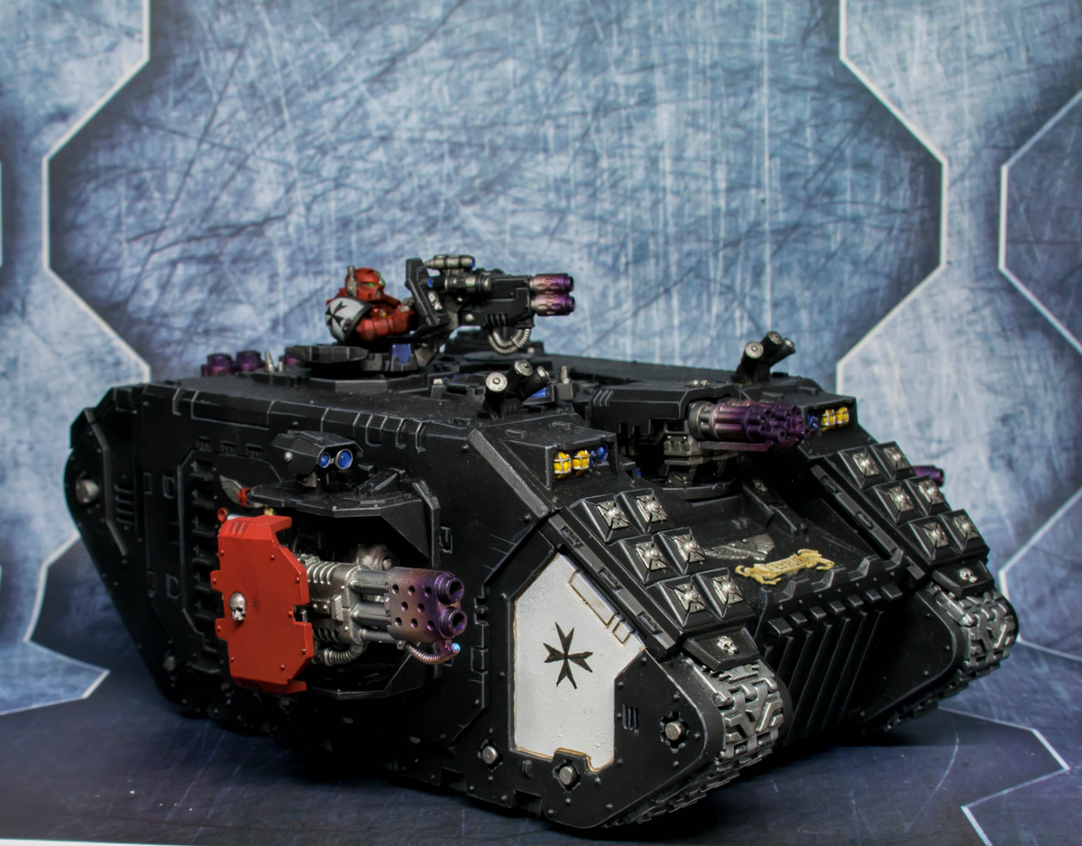 Black Templars Land Raider Redeemer. Liber Daemonica Studio. 