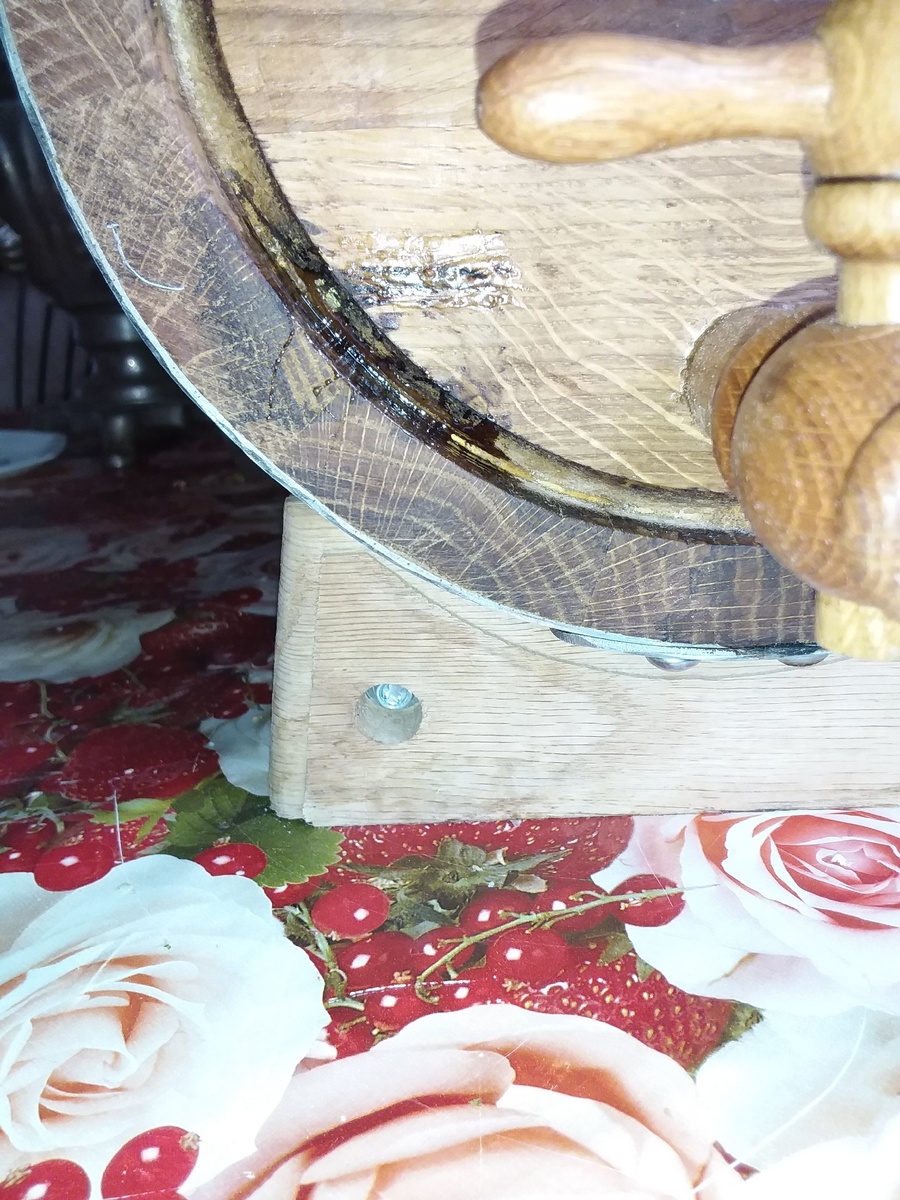 След от эпоксидки