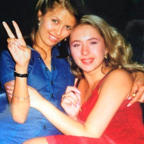 Виктория Боня в юности