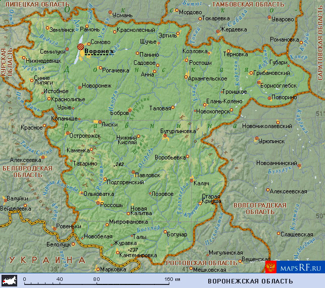 Какой регион у воронежа. 36 Регион Воронежская область. Репьёвка Воронежская область на карте.