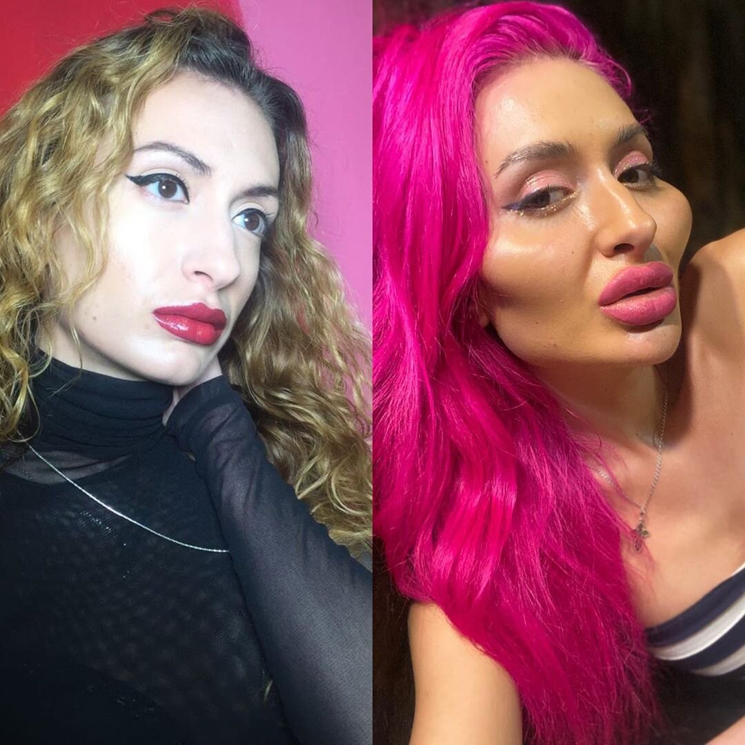 "Если шо, женщина слева это тоже я, но оооочень давно", – делится Анастасия архивными фото.