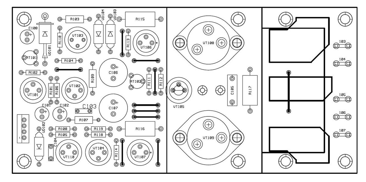 Плата - сборочная схема
