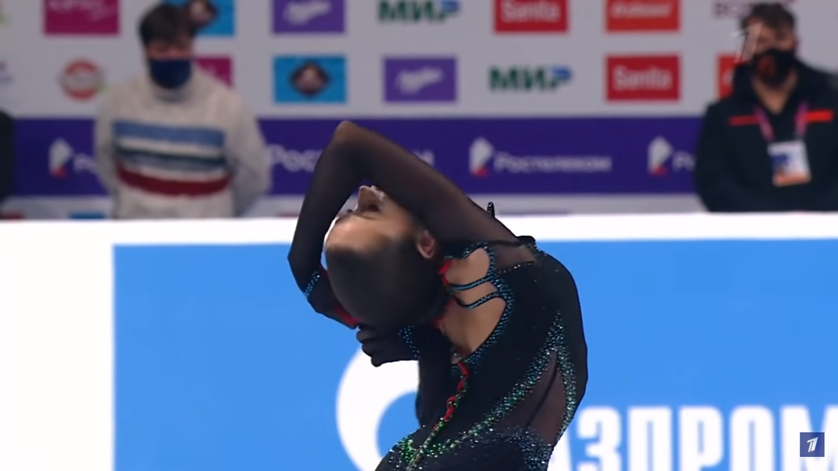 Скриншот из оф. трансляции Чемпионата России
