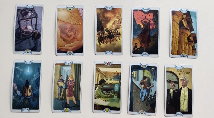 Гадание онлайн: Таро прогноз на ближайшее будущее. Один из вариантов. Фото автора 