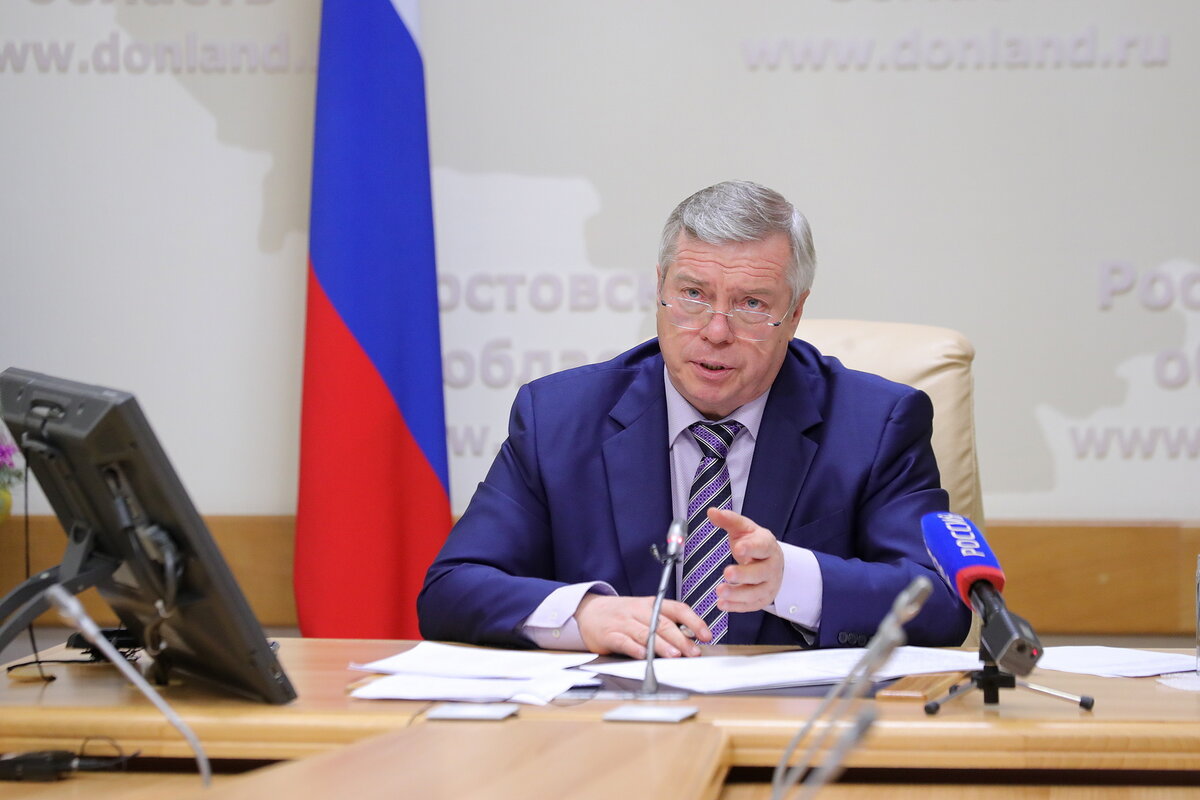 Губернатор Ростовской области В.Ю. Голубев