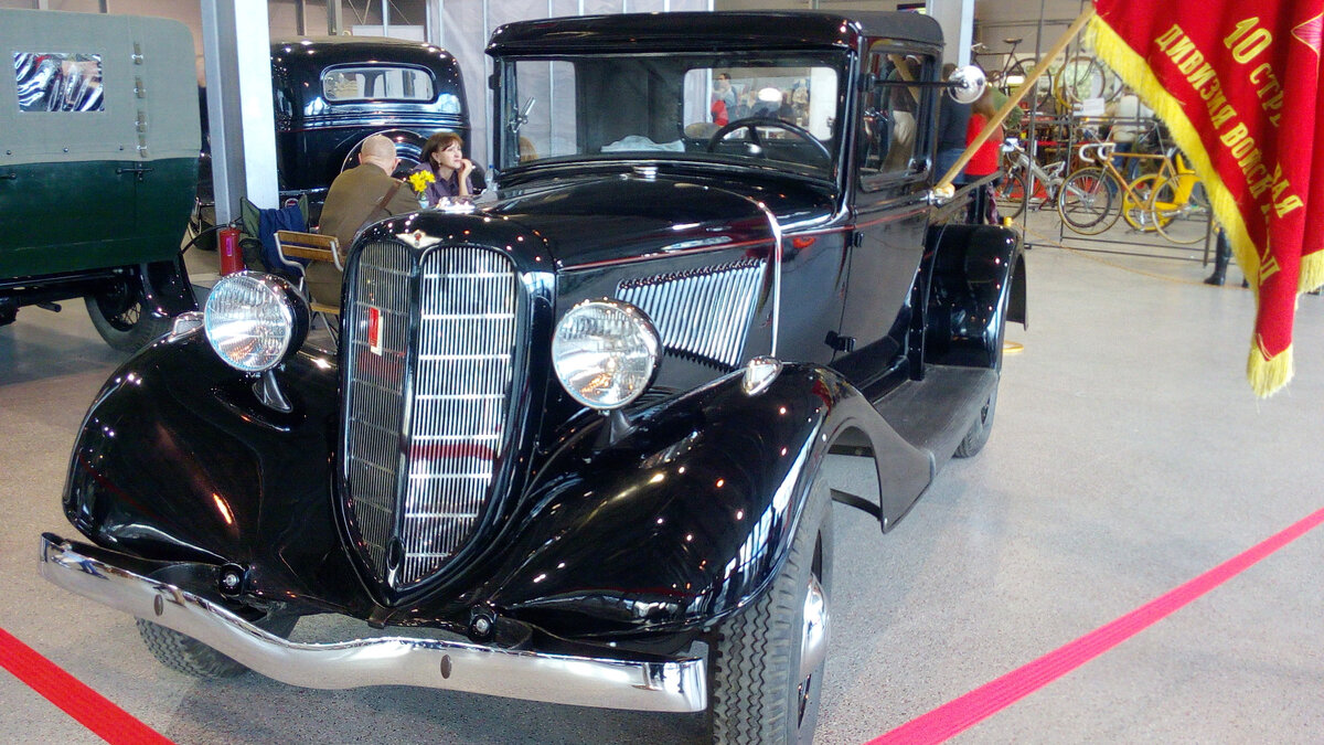 Пикап, построенный силами Фабрично-Заводского училища Горьковского автозавода. На фото восстановленный экземпляр (один из 50), экспонировавшийся на Олдтаймер Галерее Ильи Сорокина. Фото автора