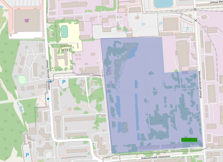 Примерное расположение микрорайона Новый Город: ул. Вязниковская/ пер. Камчатский