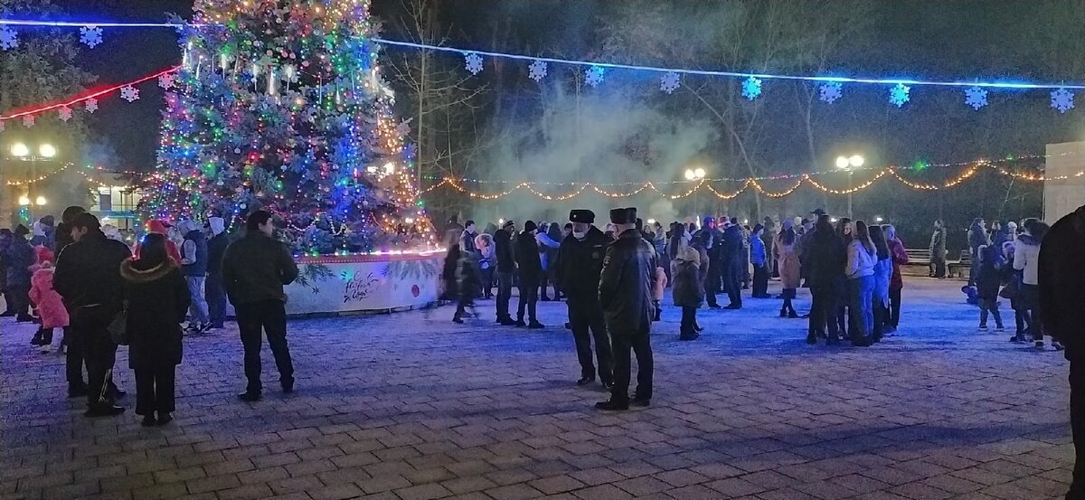 Новый 2022 год. город Терек