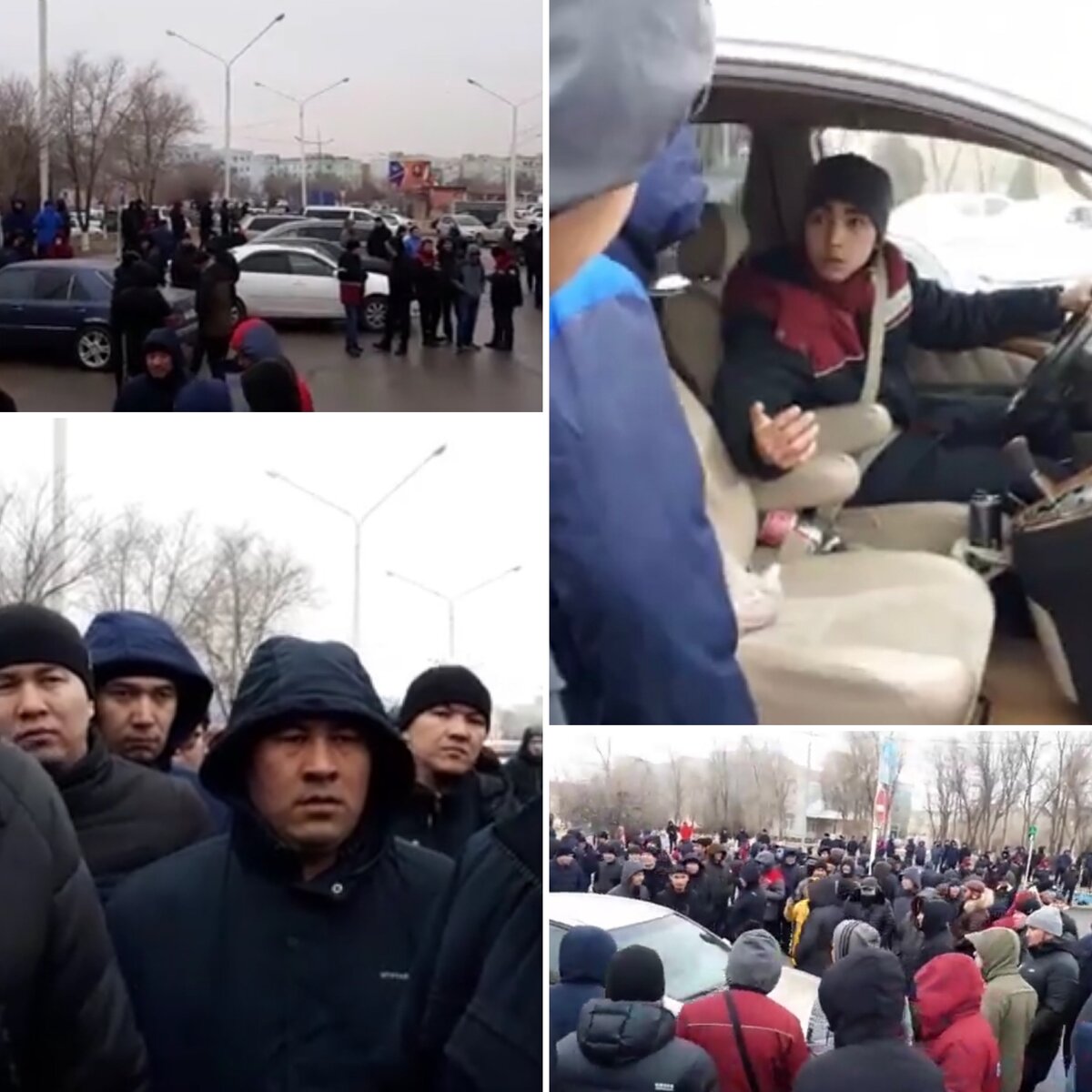 Протестующие перекрывают автомобильное движение на дорогах
