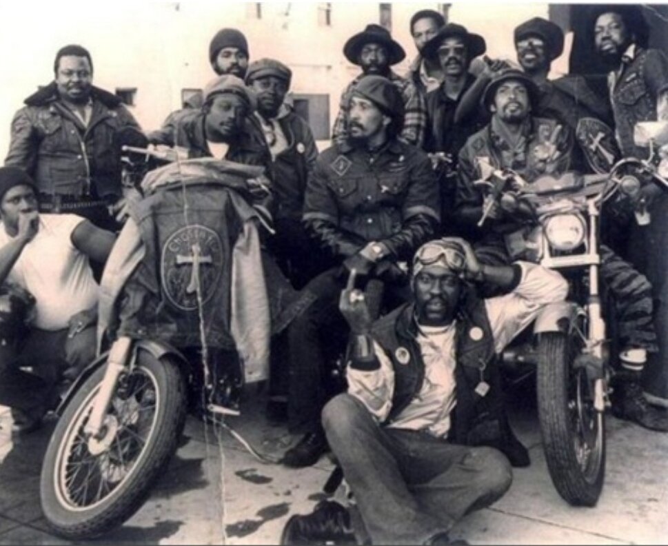 Американские байкеры.