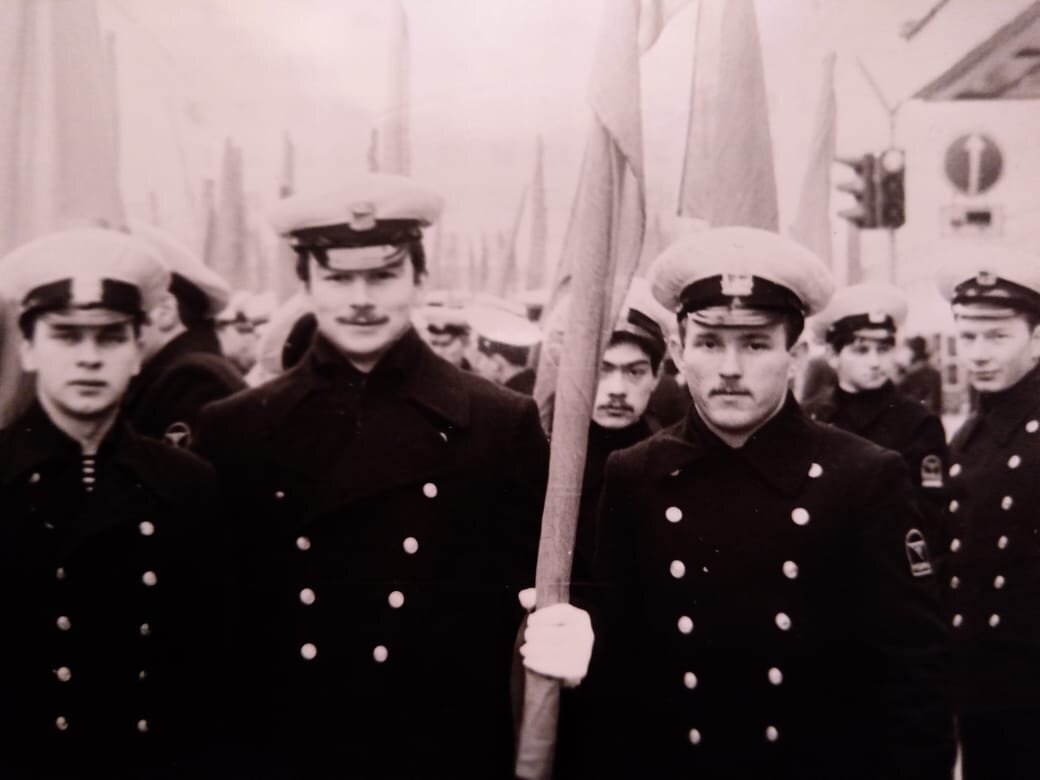 Андрей Мохвин, Володя Радаев, Саша Квиткин. 1984 год.