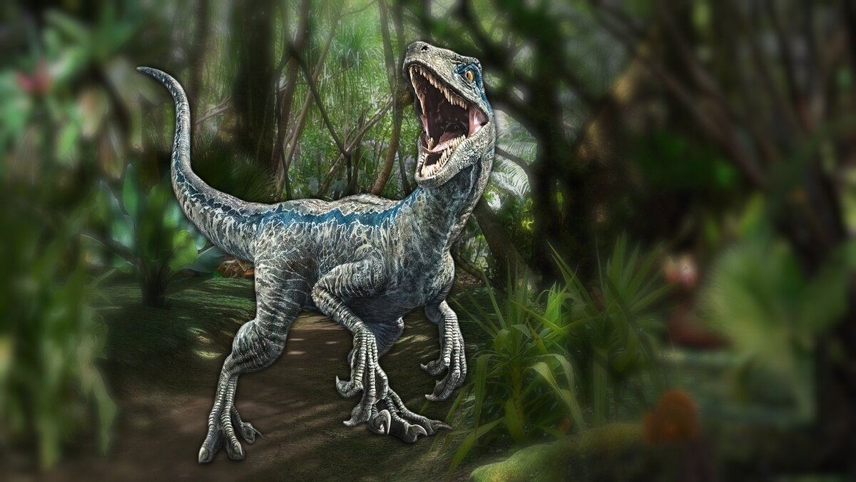 Велоцираптор Блю, из фильма «Мир Юрского периода» (фото 3)
