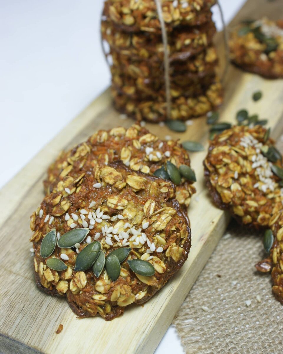 Морковно-овсяное печенье