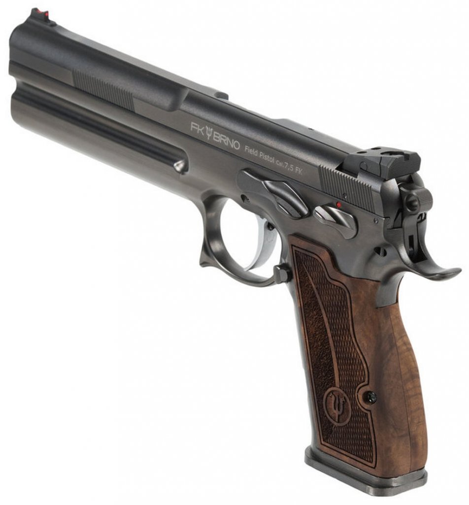 Пистолет FK Brno Field под патрон 7,5 mm FK был представлен в 2015 году