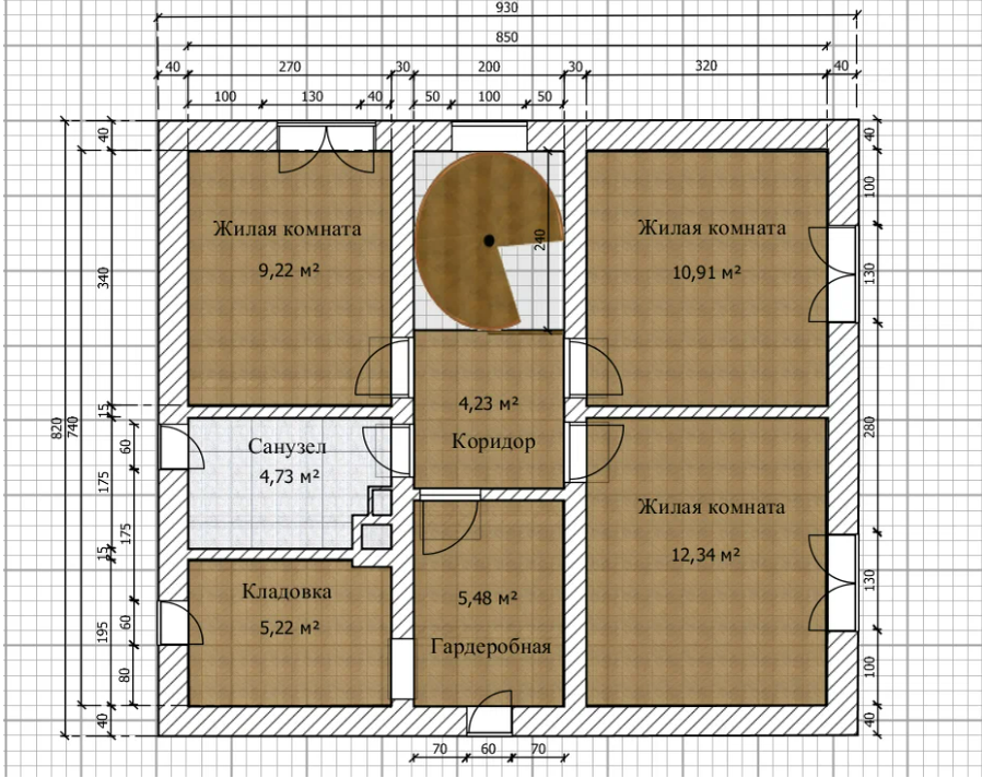 План 2-го этажа