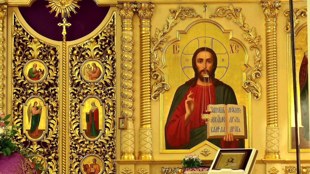 Церковная православная икона Иисуса Христа. Источник: Яндекс. Картинки