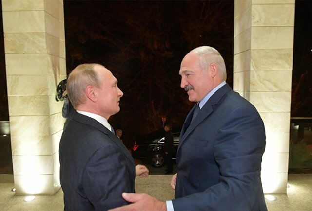    Владимир Путин и Александр Лукашенко President.gov.by