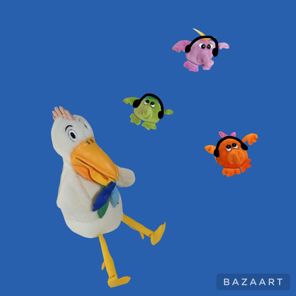  моя новая открытка Икеыч и птицы