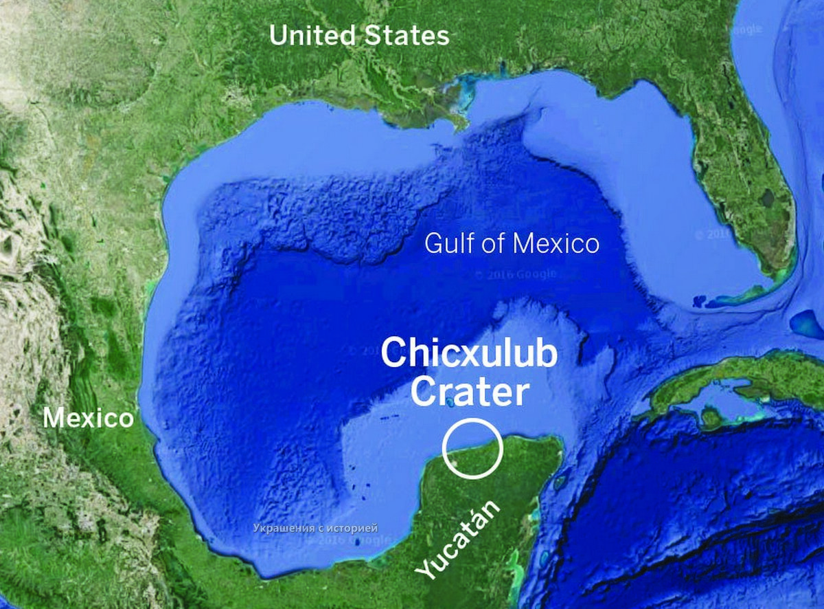 кратер чиксулуб мексика