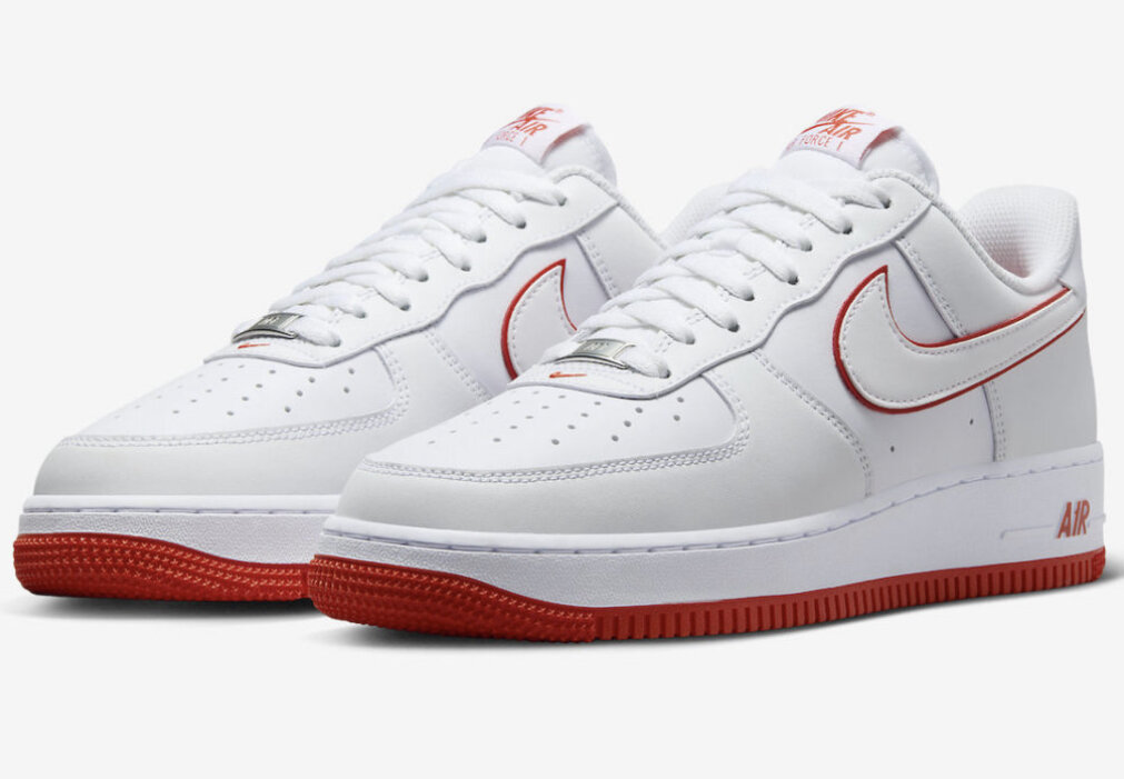 
Вслед за Dunk Low «Picante Red» компания Nike выпустит еще один свой классический силуэт, Air Force 1 Low, в тех же оттенках. Новая пара отлично подойдет тем, кто ищет белые «форсы», но со своей перчинкой.

Эта версия Air Force 1 оформлена в белые и насыщенные красно-оранжевые (Picante Red) оттенки. Традиционная белая кожаная основа верха с перфорацией на носке и сбоку контрастирует с оранжевой окантовкой «свуша», брендингом в нескольких местах и подошвой.


В ярко-оранжевом цвете выполнены также стельки и дополняются белым лого Nike Air. Белые шнурки, сетчатые язычок и подкладка, а также межподошва завершают дизайн этой пары. Ниже можно найти официальные фото модели.

Nike Air Force 1 Low «White/Picante Red» появятся в продаже в ближайшие несколько месяце. Стоимость пары кроссовок составит $110