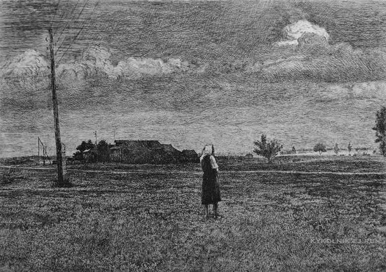 Эссе / Илл.: Французов Борис Фёдорович (1940-1993). «Ожидающая». 1984.