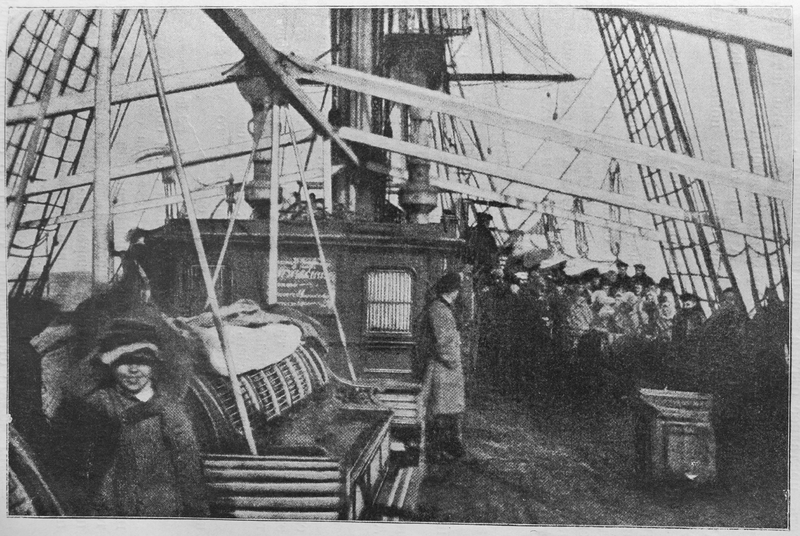 Высадка женщин на Сахалин. Иллюстрация из открытых источников