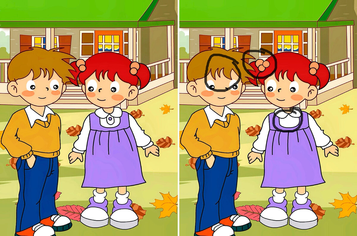 Логические игры для близнецов. Найди отличие за 30 секунд картинки. 5 отличий на тему семья. Найти три отличия на картинке. Цветные рисунки семьи в разных ситуациях.