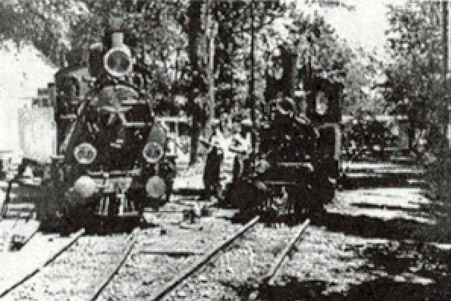 ДЖД построенная детьми Московских железнодорожных школ. Фото 1946 с сайта МДЖД