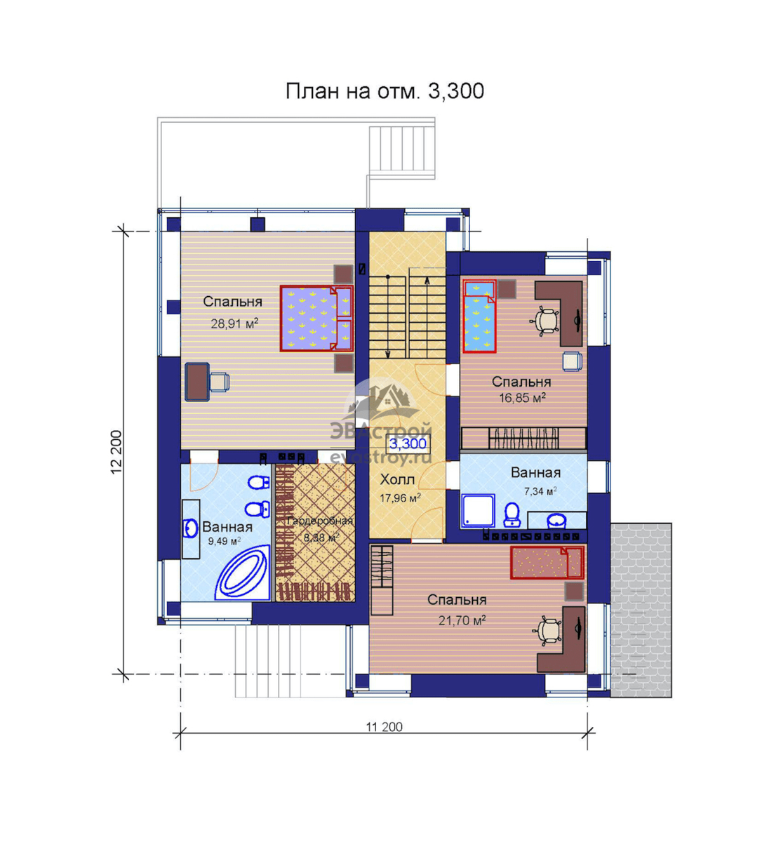 Проект дома 330 м2 с цокольным этажом, кабинетом и террасой | ЭВАстрой |  Дзен