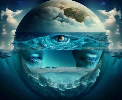 Солярис. Создано нейросетью Кандинский.2.