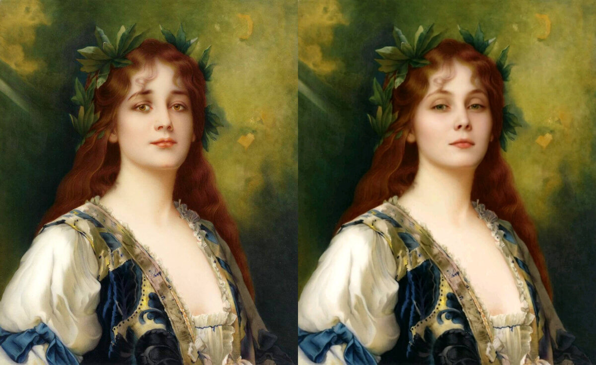 Conrad Kiesel - Девушка с венком 😍 + Красивая аватарка с лицом девушки