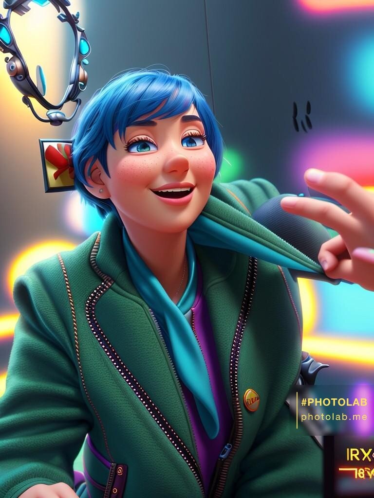 Фото моё обработано в PHOTOLAB в нейросети 