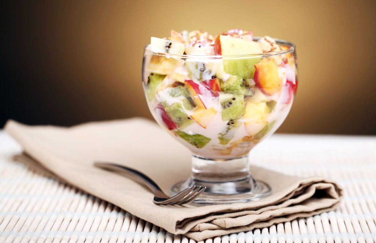 Фруктовые салаты - 10 простых рецептов с фото пошагово