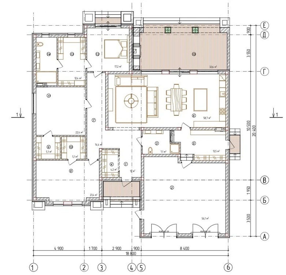    Проект архитектора Натальи Сапелкиной