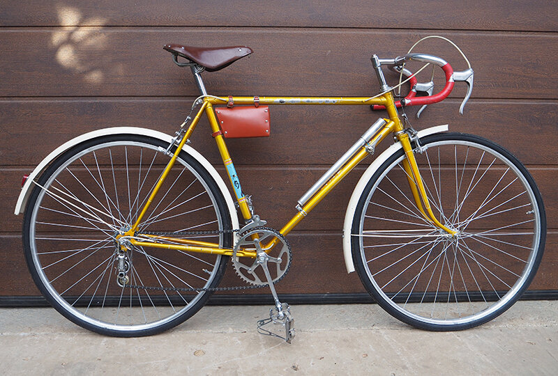 Легко-дорожный велосипед Харьковского Велозавода В-541 "Спорт" 1967 года выпуска из коллекции Веломузея Андрея Мятиева.