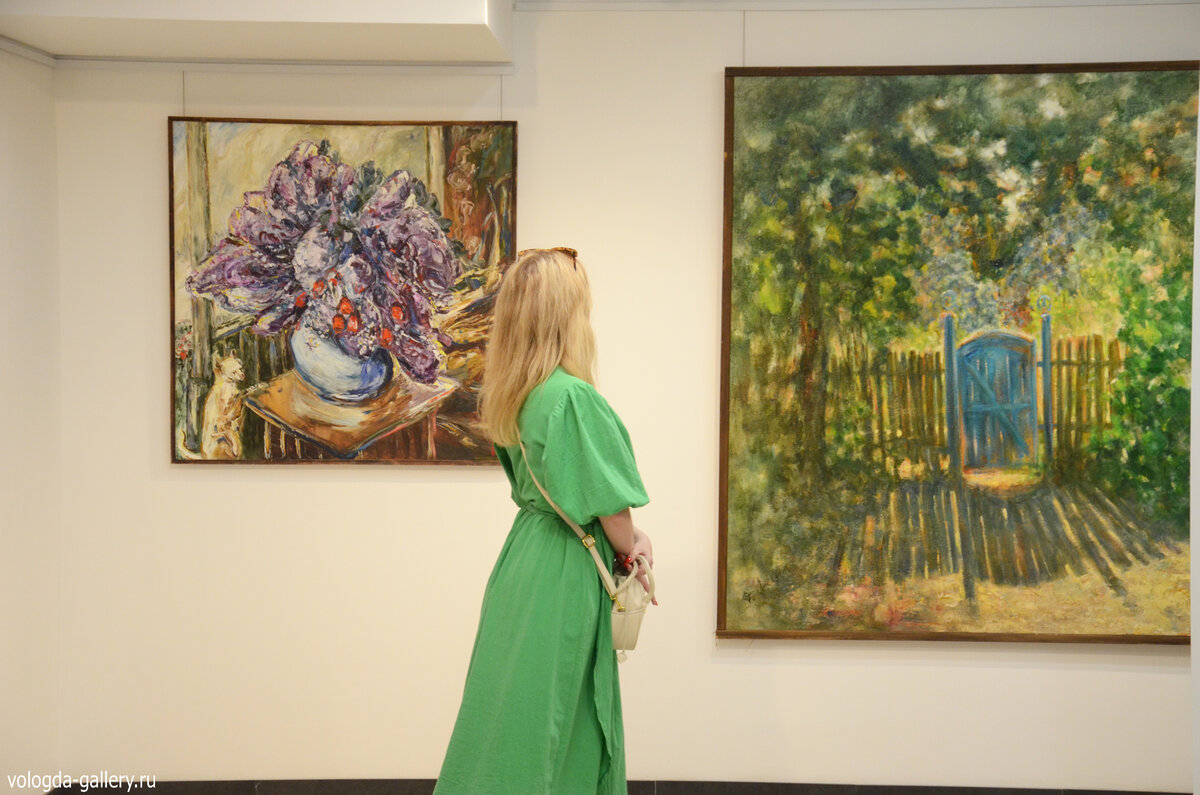 Выставка «Искусство лета», Вологодская областная картинная галерея, 2 этаж