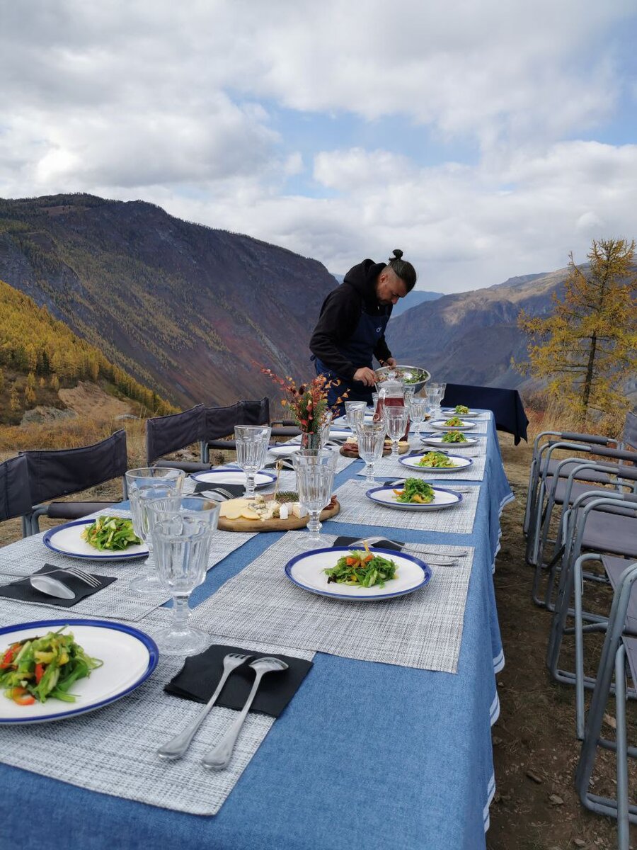 обед на Алтае. Кату-Ярык.