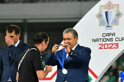 Вручение наград на Кубке Наций CAFA. Фото с сайта Championat.Asia