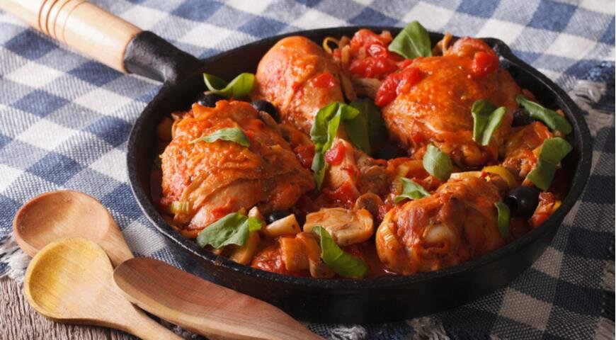 Тушеная курица с овощами – пошаговый рецепт приготовления с фото