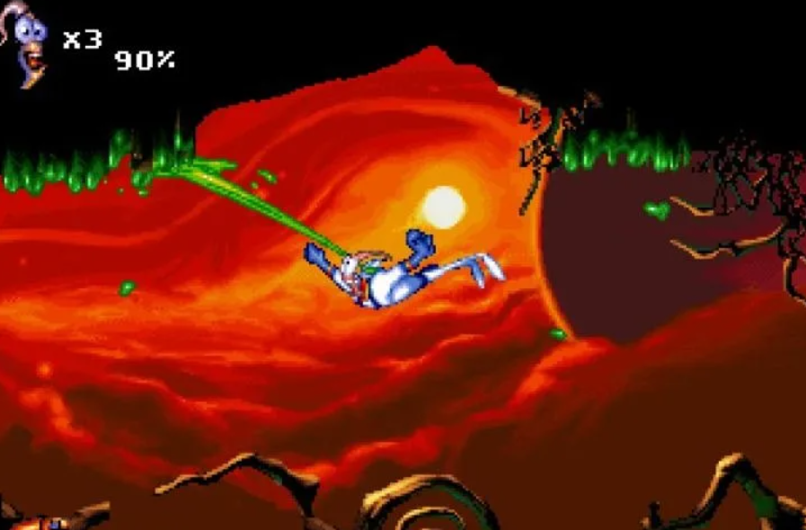 Игра джим 2. Earthworm Jim 2. Earthworm Jim игра. Червяк Джим игра Скриншоты. Earthworm Jim 2 Sega.